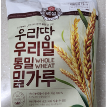백설 통밀 영양가득 곱게빻은 밀가루, 750g, 2개