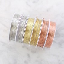 짱패브릭 동선와이어/공예와이어/공예용 동선, 0.3mm, 브론즈