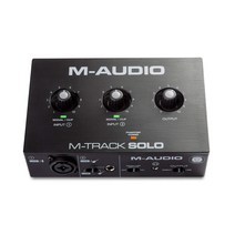 엠오디오 오디오 인터페이스 M Track Solo, M-Track SOLO - with 1 Mic Inpu