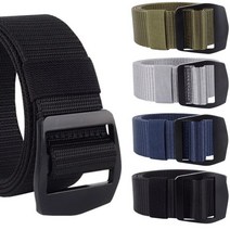 작업 등산용 질기고 튼튼한 나일론 군대 벨트 질긴 공수 혁띠 현장 캠핑, 회색