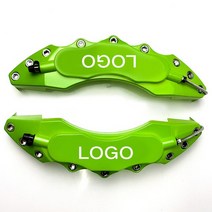 캘리퍼커버 브레이크캘리퍼 ABS 자동차 3D 디스크 브레이크 캘리퍼 커버 포드 해치백 피에스타 에스코트 몬데오 토러스 에코스포츠 쿠가 엣지 머스탱용 S M L 2 개, [06] 2Pcs L Size Green, 2개