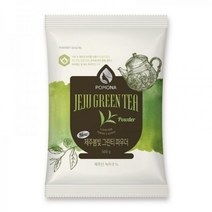 [천삼백케이] [메가커피] 포모나 NEW 제주봄빛 그린티파우더 500g 1박스 12개 녹차가루, 단품