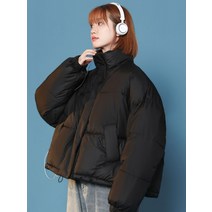 구스 다운 롱패딩 남자 여자 경량 코트 솔리드 컬러 보온 면 패딩 자켓 여성용 롱팔 상의