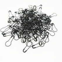 다채로운 뜨개질 크로셰 잠금 스티치 마커 태그 안전 핀 100 개 x 22mm DIY 바느질 도구 바늘 클립 공예 액세서리, black