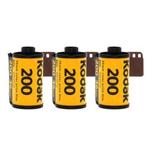 35mm 카메라 iso200 감도 35mm 컬러 필름용 gold kodak kodak 필름, 3롤