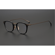 복고풍 티타늄 초경량 프레임으로 남녀 모두에게 어울리는 예술품