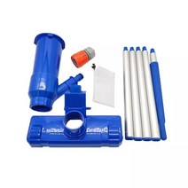 수영장 청소기 풀장 수중 자동흡입 새로운 진공 헤드 브러시 청소 빗자루 브러시 청소 연못 분수 스파 진공 도구, 우리 플러그, 푸른