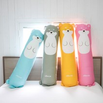 꿀몽 시바견 사탕베개 에어메쉬원단 3D메쉬원단 롱베개 긴베개 바디필로 아동베개 유아베개 성인베개 베, 하늘(솜포함)