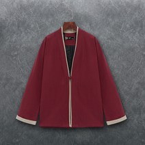 삼베옷 남성 개량 한복 정장 도포 남자 승복 춘추계 중국풍 남성 다복 중국식 개량선복 한복 복고 외투 도포 남성복 거사 당복