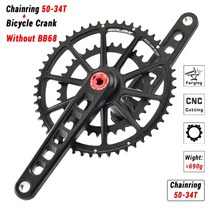 자전거크랭크 자전거부품 GOLDIX 초경량 로드 바이크 크랭크셋 5034T/5236T/5339T GXP 체인링 165/170/172.5/175mm 길이 자전거 크랭크, [03] 172.5mm, [03] Crank 5034T