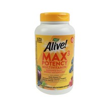네이쳐스웨이 얼라이브! 맥스3 데일리 맥스 포텐시 멀티-비타민 타블렛, 180정, 1개