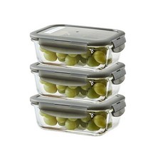 [락앤락] 내열밀폐 세트, 1세트, 직사각 630ml x 3p