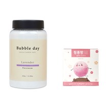버블데이 입욕제 라벤더 파우더+핑퐁팡 로라 세트, 1개