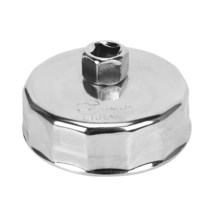 차량용 오일 필터 캡 렌치 소켓 컵 도구 84mm 14 플루트 2 개, 01 실버 Tone