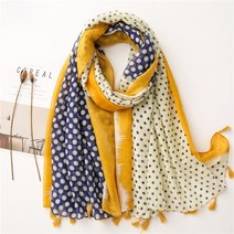 새로운 패션 백만 폴카 꽃 프린지 Viscose 목도리 스카프 숙녀 포장 머리띠 Bufandas 이슬람교 Hijab Sjaal 180*90Cm