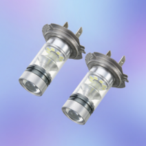 H7전조등 2pcs h7 자동차 헤드 라이트 전구 12v 24v 100w 1500lm 자동차 트럭 트레일러에 대 한 밝은 흰색 외부 빛 자동차 안개 전구, 없음