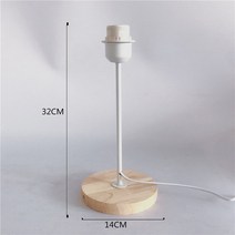 현대 금속 테이블 램프 베이스 미국 플매트 카펫 러그 조광기 스위치 침대 옆 장식 나무 E27 소켓 책상 홀더 110V-220V, 02 14cm_01 US Plug