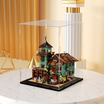 레고 아이디어 오래된 낚시가게 21310 핀 고정형 아크릴 디스플레이 케이스 장식장 진열장