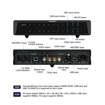 인터파크 DAC(키) MUSICIAN PHOENIX 고성능 USB DAC 동글 FPGA DSP ARM STM32F446 OCXO 다중 입력 EMP240 칩 I2S 디지털 인터페이, [01] PHOENIX BLACK