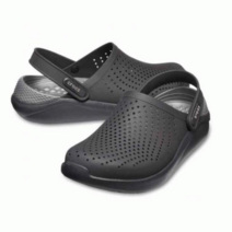 크록스 크록스 라이트 라이드 클로그 블랙 / 청회색 204592-0DD