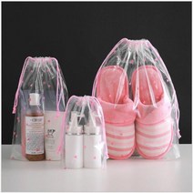 귀여운 특이한 휴대용 에코백 텀블러백 쇼퍼백 1pc 만화 drawstring 저장 가방 여행 신발 의류 속옷 수건 화장품 가방 방수 주최자 세면 용품 가방