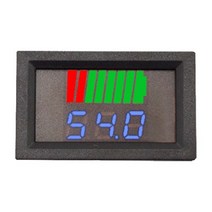 8-100V LCD 디지털 전압계 자동차 패널 리튬 배터리 용량 표시기 전력 테스터 이온 납 산성, [03] Blue