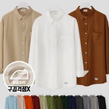 [빅사이즈] 링클 프리 스판셔츠 (MDLS973JM)