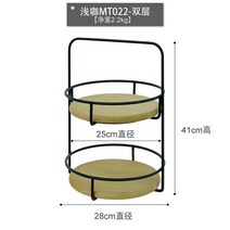 쿠키 진열대 스낵 마카롱 카페 매대 스탠드 업소용 쇼케이스, MT022-원형 2단