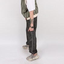 글로시파이핑팬츠 스트링나일론바지
