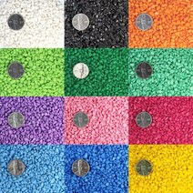 화분월드 인테리어 칼라스톤 색돌 색자갈 1.5kg, 1개 노랑