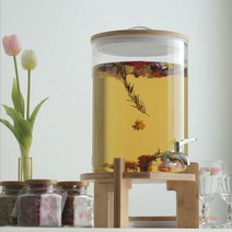 호텔사용 내열유리 음료 디스펜서 5L 7.5L 10L, 쇼핑맘 베르세 음료디스펜서_5L
