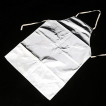 단열 방화복 방열복 앞치마 안전복 화상 방염 안전, 알루미늄 호일 단열 앞치마 약 110x70cm