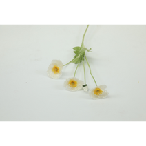 행궁 양귀비조화(화이트), 5개 1세트
