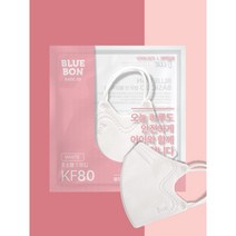 KF80 블루본 베이직 새부리형 초소형 마스크 70매