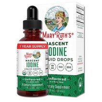 2개 MaryRuth Organics Iodine 요오드 250mcg 30ml