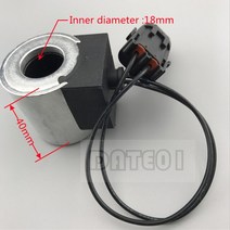 ZHONGLIAN XUGONG 굴삭기 액세서리 Xe80/35/50/200/25/230 파일럿 안전 잠금 솔레노이드 밸브 코일 DC24V2V, 01 D18mmH40mm_02 DC24V