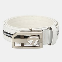 [테일러메이드]22FW 남성 로고 배색 자동 벨트 TMABLF603-100, 0FR, WHITE