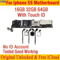 마더보드 호환 아이폰 5S 잠금 해제 메인 IOS 로직 전체 기능, 16GB  No Touch ID