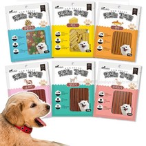 2개월 강아지 간식 6종 큐브 훈련용 개간식 강아지빵, 6봉, 치즈_연어_소고기_양고기_오리고기