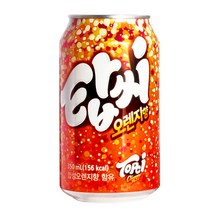 탑씨 오렌지 350ml x 48캔 탄산음료