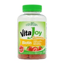 21센츄리 비타조이 구미 비오틴 5000mcg 딸기 맛 120