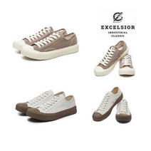 엑셀시오르 [엑셀시오르] 볼트 로우 시즈널 스니커즈_스틸 그레이_스팀 화이트/넛_2종