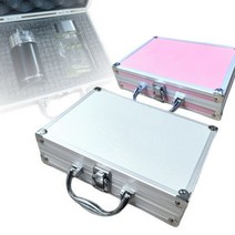 007가방 돈가방 현금가방 가벼운 알루미늄 하드프레임 공구 케이스 S 23cm 스펀지포함, 실버, 1개