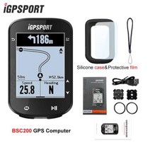 자전거네비게이션자전거 네비 BSC200 iGPSPORT ANT GPS 컴퓨터 라이딩 사이클링 주행 거리계 경로 탐색 무선 속도계 지원 파워 미터, BSC200 set 1