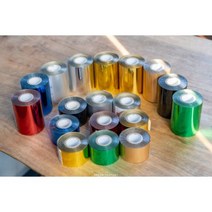 드림팩토리 불박지 FOIL 불박 금박 은박 먹박, 블랙, 40mm, 1개