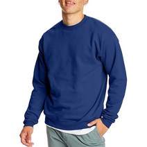 Hanes 에코스마트 남성용 스웨트셔츠 L 차콜, XX-Large, Deep Royal