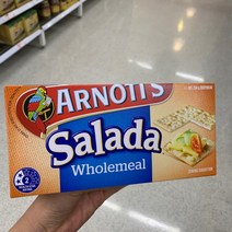 호주 아노츠 통밀 샐러드 크래커 250gx2개 Arnotts Wholemeal Salada, 250g, 2개