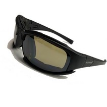 2021RU 야외 도로 사이클링 전술 패션 등산 자외선 차단 스키 고글, 검은 색