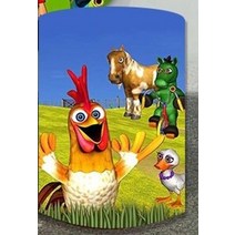 포도존 배경 사진 배경 사용자 정의 녹색 잔디 농장 동물 la granja de 1st, 탄성 280cm, 공작 블루