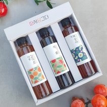 석류청 개복숭아청 감식초 차 건강 발효액 오디청 선물세트, 석류청 개복숭아청 감식초 오디청 5종선물세트